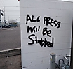 Let the press feel safe at left-wing extremism black live matter antifa fiery violent devastating riots and not fiery but mostly peaceful protest 2020